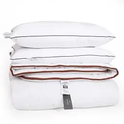 Набір MirSon вовна №9565 Royal Wool зима ковдра 200х220 см + 2 подушки білий (2200010806335)