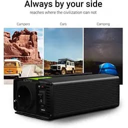 Перетворювач напруги інвертор Green Cell 24V на 230V 1500W/3000W - мініатюра 5