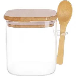 Ємність SnT з бамбуковою кришкою та ложкою 600 мл (32243)