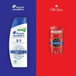 Подарунковий набiр: Шампунь проти лупи 2 в 1 Head&Shoulders Основний догляд 330 мл + Твердий дезодорант Old Spice Captain 50 мл - мініатюра 4