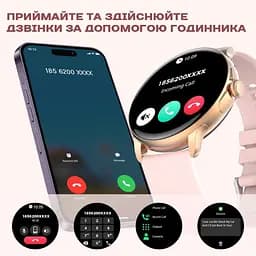 Годинник Smart Holiday Gold Rubber, 2 ремінця - мініатюра 4