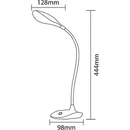 Світильник настільний Horoz Electric Asli LED 9W білий - мініатюра 2
