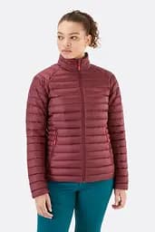 Жіночий пуховик Rab Microlight Jacket Womens 12 Бордовий