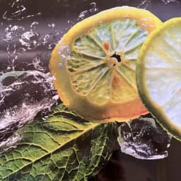 Вінілові наклейки на двері Ківі та лайм вода бризки ПВХ їжа зелений 60х180 см Happy Pocket Z184619 - мініатюра 7