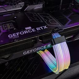 Кабель для ПК Qube RGB 12+4Pin to 2*8Pin VGA, White - мініатюра 4