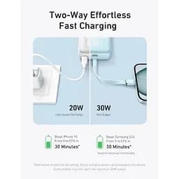 Зовнішній акумулятор Anker Power Bank Zolo 20000 30W USB-C Cable - мініатюра 7