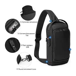 Рюкзак для ноутбука Porto 10" RNC-4043 Black (RNC-4043BK) - мініатюра 4