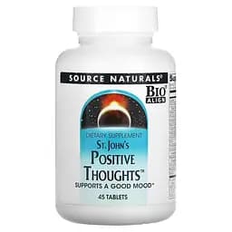 Натуральна добавка Source Naturals St. John's Positive Thoughts, 45 таблеток