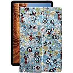 Чехол StatusCASE из экокожи для планшета Chuwi HIPad Air Круги-цветные