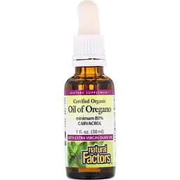 Масло орегано в каплях Natural Factors Oil of Oregano Liquid 30 мл