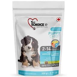 Сухий корм 1st Choice Puppy Medium&Large Chicken 0.35 кг Фест Чойс курица корм для цуценят середніх і великих порід