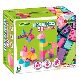 Конструктор Wader Kids Blocks 50 елемент (41297)