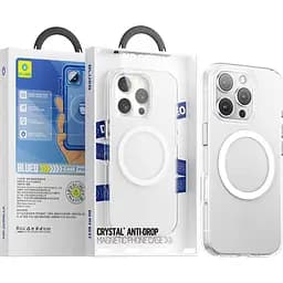 Чохол Blueo Crystal+ Anti-Drop Case with MagSafe для Apple iPhone 16 Pro Max Transparent [115589] - мініатюра 4