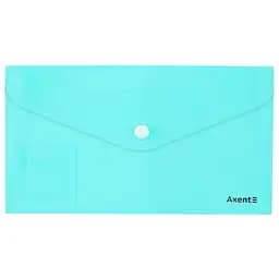 Набір папок DL Axent Pastelini конверт на кнопці 12 шт. м'ятні (1414-18-A)