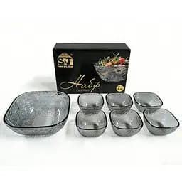 Набір салатників S&T Агат 7 шт. квадрат (9291)