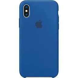 Чохол-накладка Toto Silicone Case Apple iPhone X/XS Deep Blue - мініатюра 4
