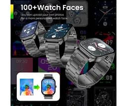 Розумний годинник Xiaomi Amazfit Pop 3s Metal Black Metallic Strap з металевим ремінцем чорний - мініатюра 4