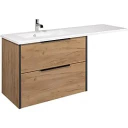 Тумба Мойдодир Line Craft 80-A Adam 140 L підвісна з крилом над пральною машиною