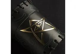 Настільна гра Q-Workshop Чаша для кубиків Call of Cthulhu Black & green-golden Leather Dice Cup (CCTH101) - мініатюра 3
