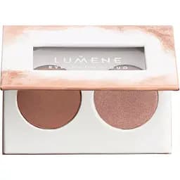 Подвійні тіні для повік Lumene Bright Eyes Eyeshadow Duo, відтінок Earthy Nudes, 3.2 г