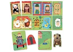 Настільна гра Headu Монтессорі. Ферма та її мешканці (Montessori. Flashcards: Farm Discovery) (MU24001) - мініатюра 2
