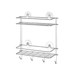 Полка решетка, 2-уровневая с крючками NIAGARA (04115)