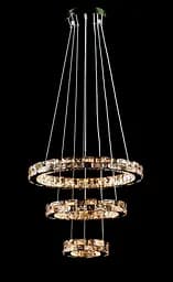 Світлодіодна люстра Splendid Ray L50604J/500+350+200/3 LED з кришталем, хром, 100 Вт, з пультом і димером - мініатюра 5
