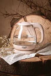 Чайник Adler AD 1283C Cappuccino скляний 1.0л - мініатюра 2