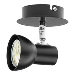Світильник Brille HTL-181/1 GU10 BK настінний накладний спот