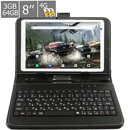 Планшет-телефон Hoozo MT PRO Pad 8 LTE 3/64 Pink + Чохол-клавіатура - мініатюра 2