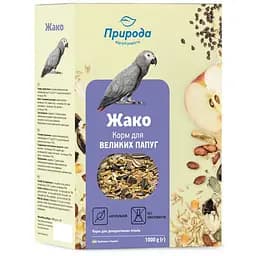 Корм Природа для крупных попугаев Жако 1кг