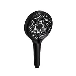 Ручной душ Qtap Rucni D 130 мм круглый QTRUC125BLM45953 Black matt, Черный матовый