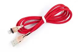 Кабель Dengos NTK-L-SET Round Braided Lightning 1m Red