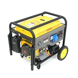 Генератор бензиновий COVAX CV17500LD-E2, 8.5kW, однофазний 220V, 50Hz, DC12V, 20HP, Recoil/Electric Starter, tank 25L, 705x560x570mm, 88kg