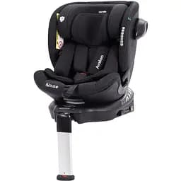 Автокрісло Carrello Avalon CRL-8805 Absolute Black з поворотом, опорною стійкою