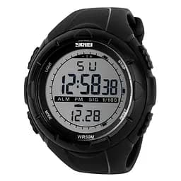 Наручний годинник чоловічий Skmei 1025 Black, 1025BK (15876)