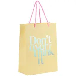 Набір подарункових пакетів Axent Don't overthink it паперові 18х24 см 5 шт. (8501-30-A)