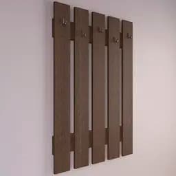 Вішалка настінна VAYS D-5 венге темний 77×110 см