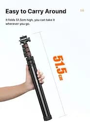 Штатив Ulanzi Vijim TB64 1.6M Multifunction Tripod UV-T115GBB1 TB64 Black - мініатюра 3