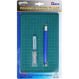 Набор для моделирования Dafa 2009B коврик самовосстанавливающийся нож макетный 10 сменных лезвия 