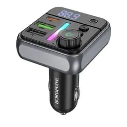 АЗП з FM-модулятором BOROFONE BC50 Ascenso PD20W+QC3.0 car BT FM transmitter Black