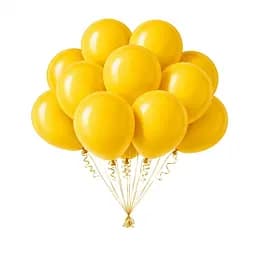 Надувні повітряні кулі HTOP 100 шт Party Balloons 30 см Товари для оформлення Дня народження Святкова атрибутика Жовтий