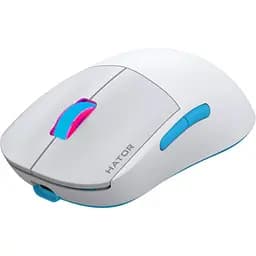 Бездротова миша HATOR Quasar 2 PRO Wireless White Cyan (HTM561WC) - мініатюра 2