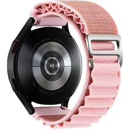 Ремінець для Samsung Galaxy Watch 4 40mm - рожевий Watchbands NormalCloth ширина кріплення 20мм нейлоновий (W24-2WB46543645)