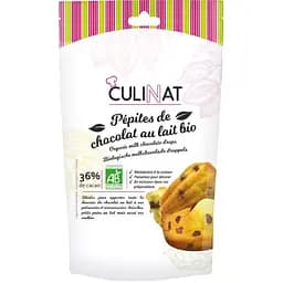 Дропси Culinat з молочного шоколаду 36% органічні 100 г