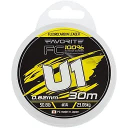 Флюорокарбон Favorite U1 FC 30 м 14/0.62 мм 50.8 lb/23.06 кг - мініатюра 2