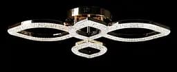 Люстра стельова LED Splendid Ray LT8005/2+2, 120W, золото, білий, сучасний стиль з пультом, димер - мініатюра 4