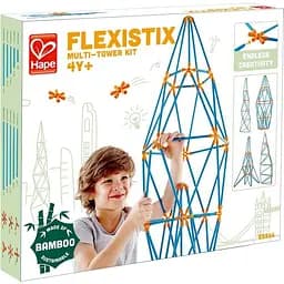 Конструктор Hape Flexistix Башни бамбуковые 132 детали (E5566)