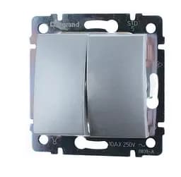 Выключатель Brille двойной 770105 Валена