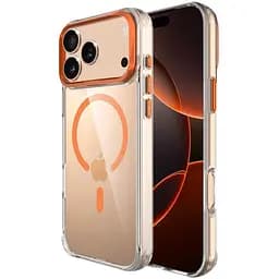 Чохол Epik TPU Space Case Apex with MagSafe для Apple iPhone 17 Pro (6.3) Papaya